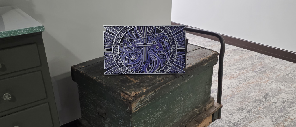 Celestial Grace layered Wood art