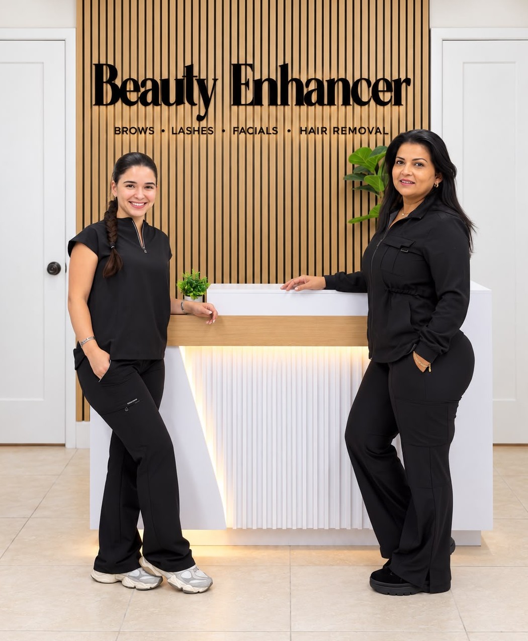 Beauty Enhancer Spa team: Sterina Sorci and Sara Lopez