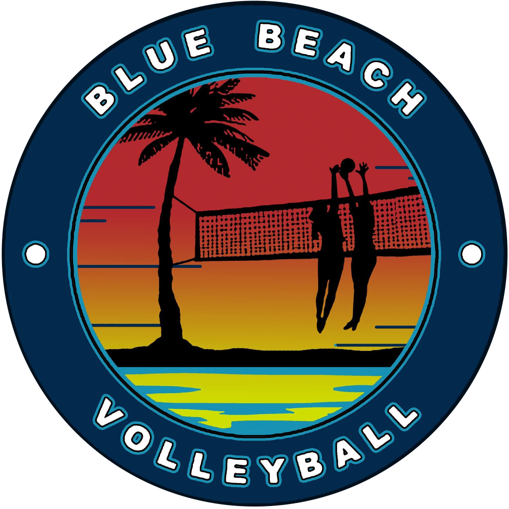 Blue Beach Volleyball