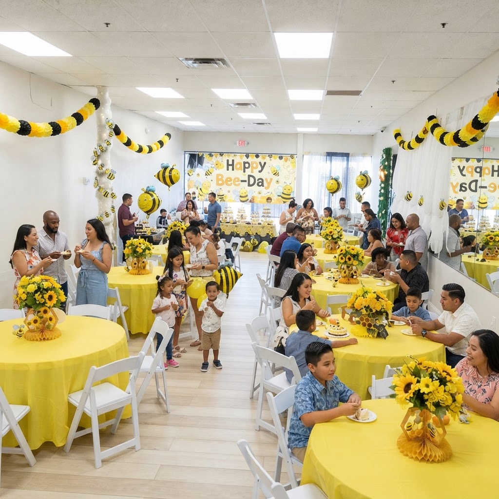 Happy Bee-Day Birthday Party