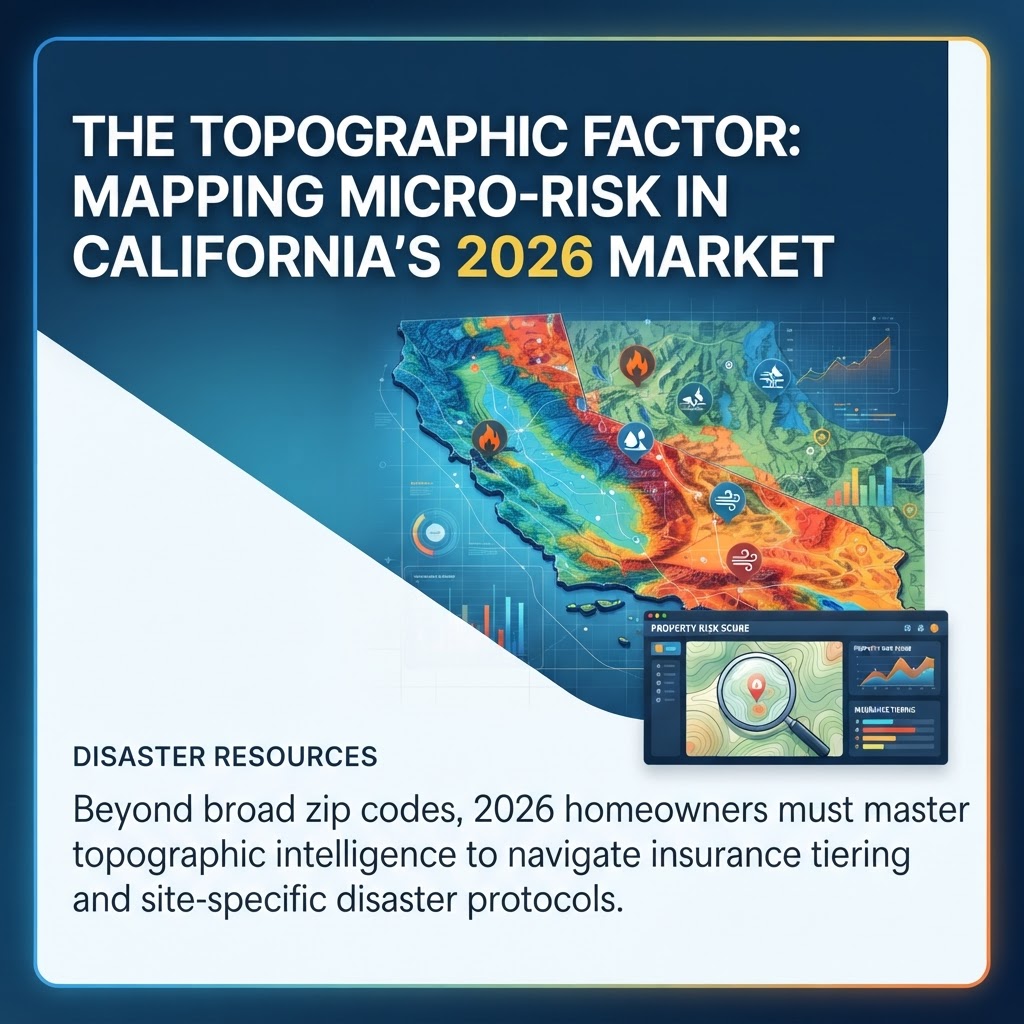 The Topographic Factor: Mapping Micro-Risk in California’s 2026 Market