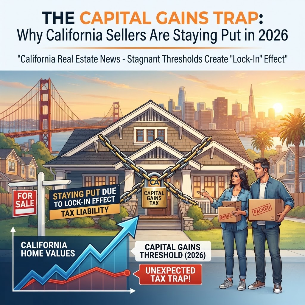 The Capital Gains Trap: Why California Sellers Are Staying Put in 2026