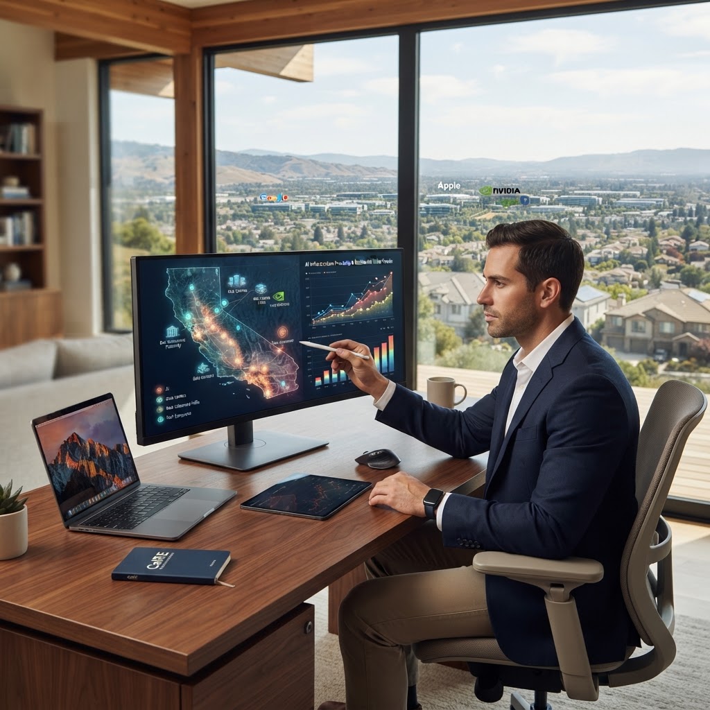 The Compute-Local Premium: AI Infrastructure and California Residential Value