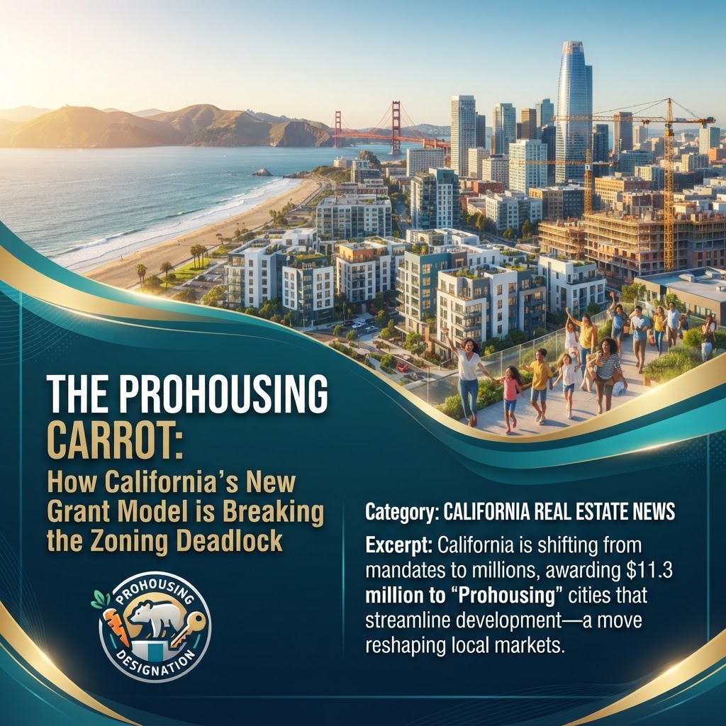 The Prohousing Carrot: How California’s New Grant Model is Breaking the Zoning Deadlock