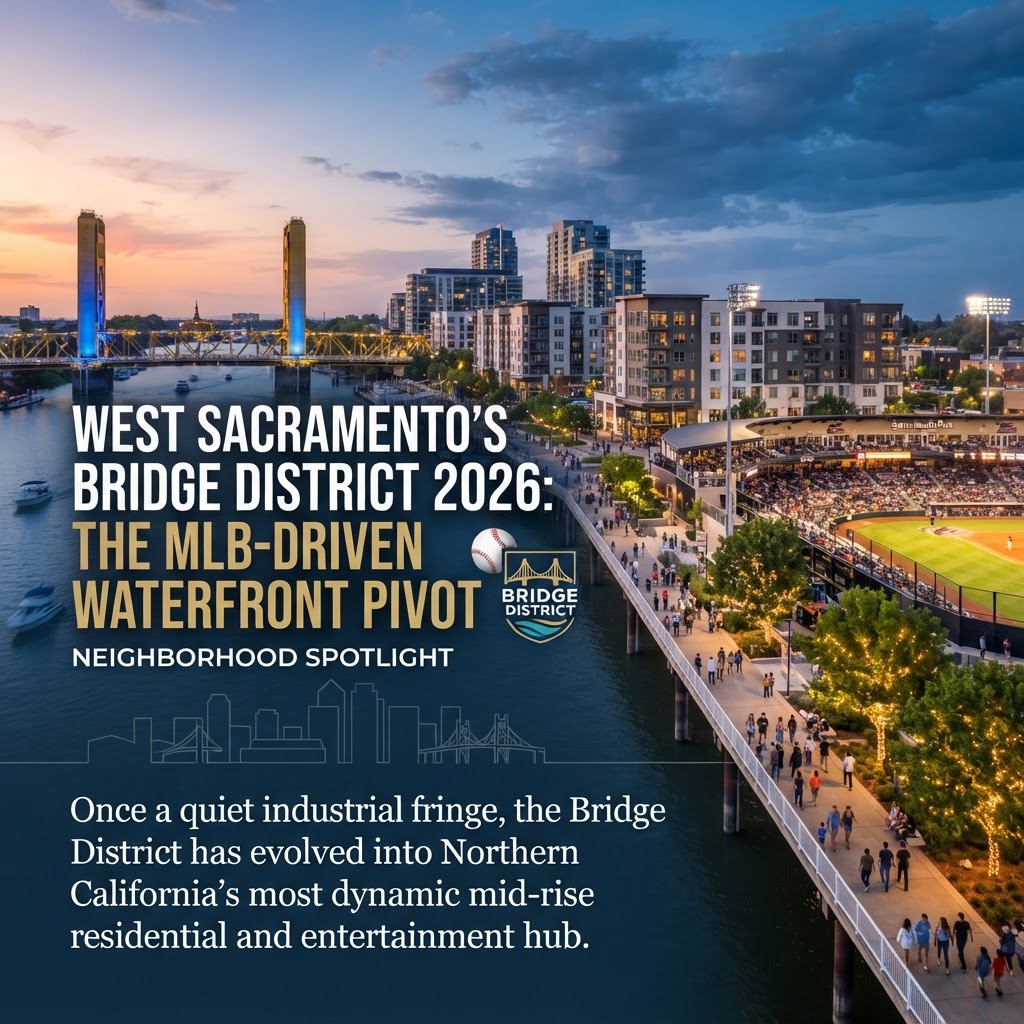 West Sacramento’s Bridge District 2026: The MLB-Driven Waterfront Pivot