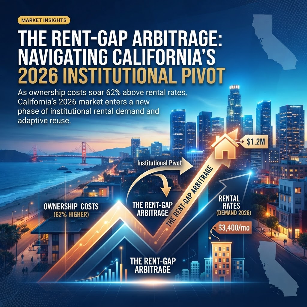 The Rent-Gap Arbitrage: Navigating California’s 2026 Institutional Pivot