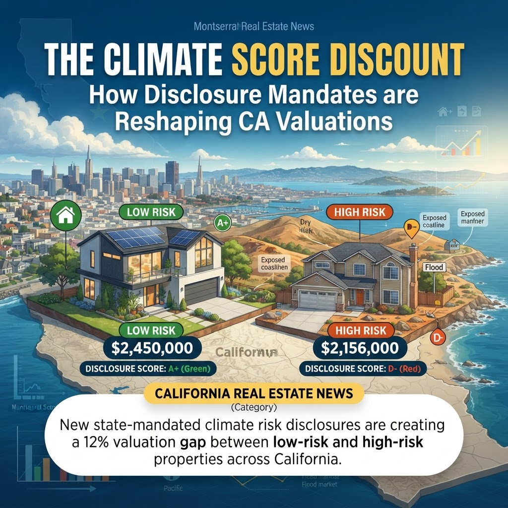 The Climate Score Discount: How Disclosure Mandates are Reshaping CA Valuations