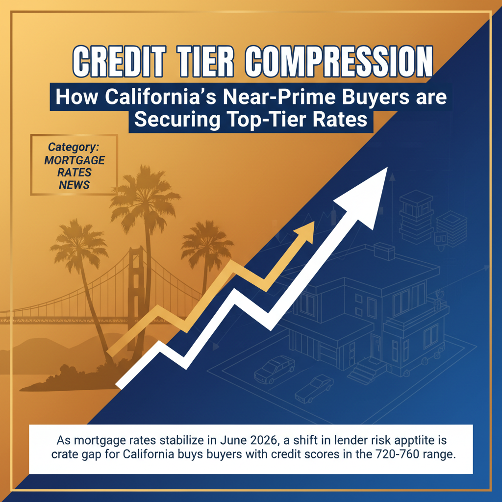 Credit Tier Compression: How California’s Near-Prime Buyers are Securing Top-Tier Rates