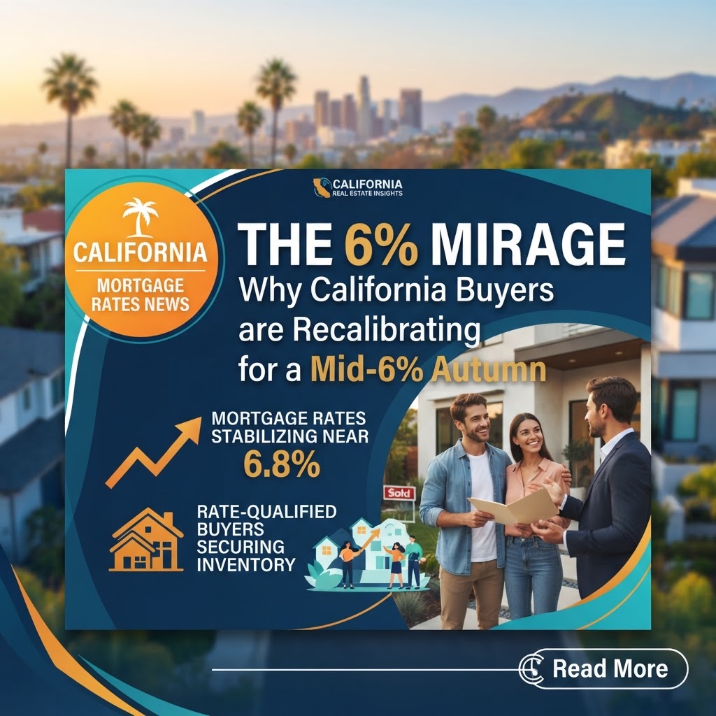 The 6% Mirage: Why California Buyers are Recalibrating for a Mid-6% Autumn