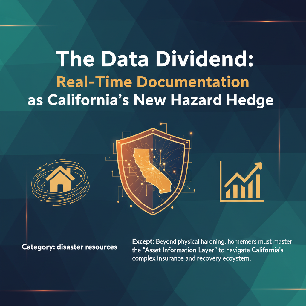 The Data Dividend: Real-Time Documentation as California’s New Hazard Hedge
