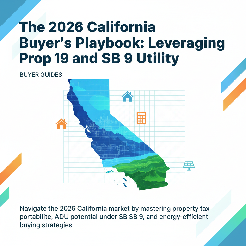 The 2026 California Buyer’s Playbook: Leveraging Prop 19 and SB 9 Utility