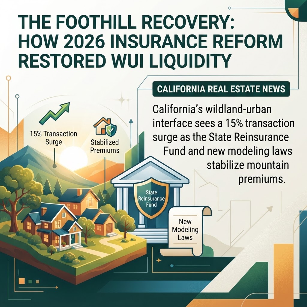 The Foothill Recovery: How 2026 Insurance Reform Restored WUI Liquidity