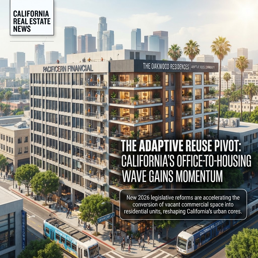 The Adaptive Reuse Pivot: California’s Office-to-Housing Wave Gains Momentum