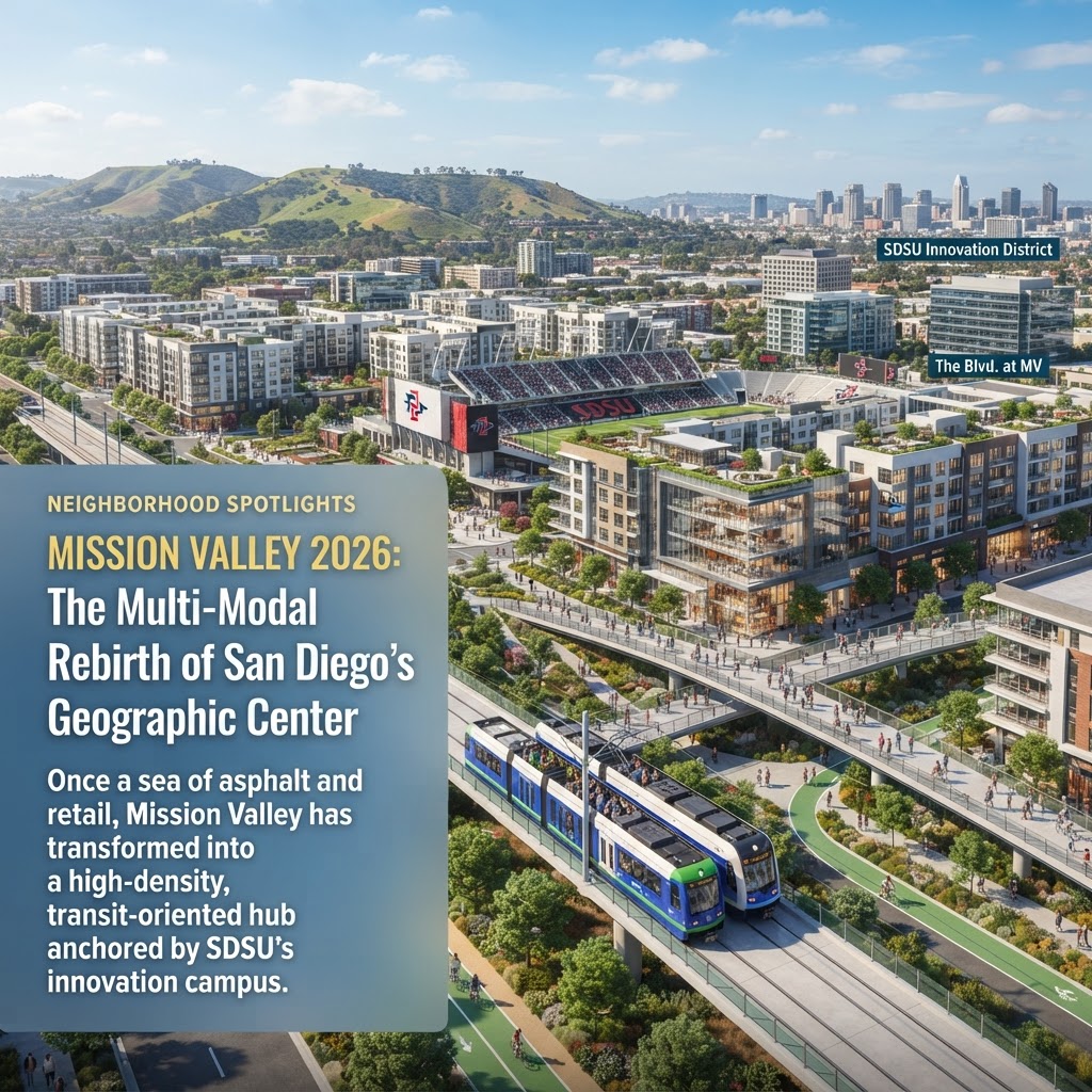 Mission Valley 2026: The Multi-Modal Rebirth of San Diego’s Geographic Center