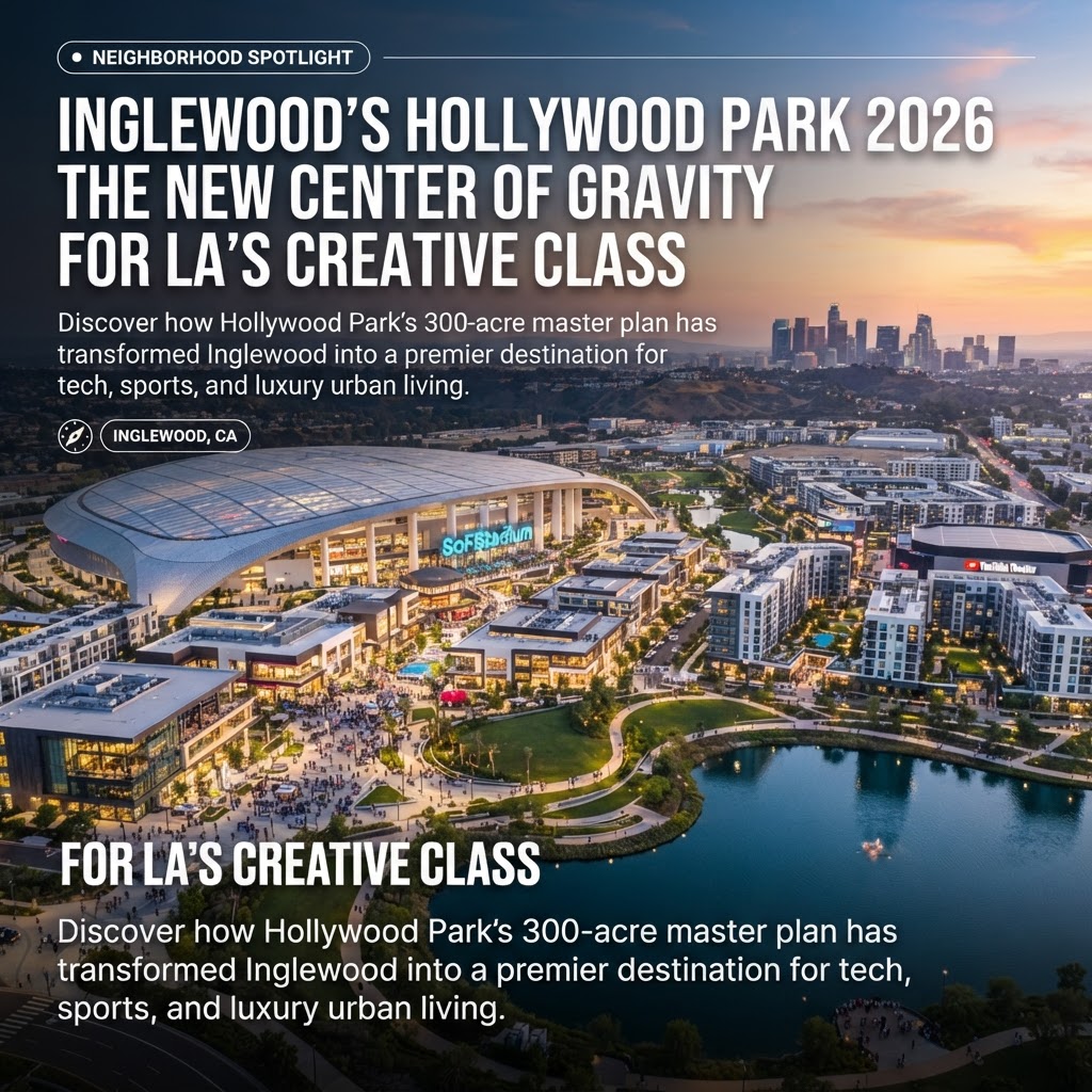Inglewood’s Hollywood Park 2026: The New Center of Gravity for LA’s Creative Class