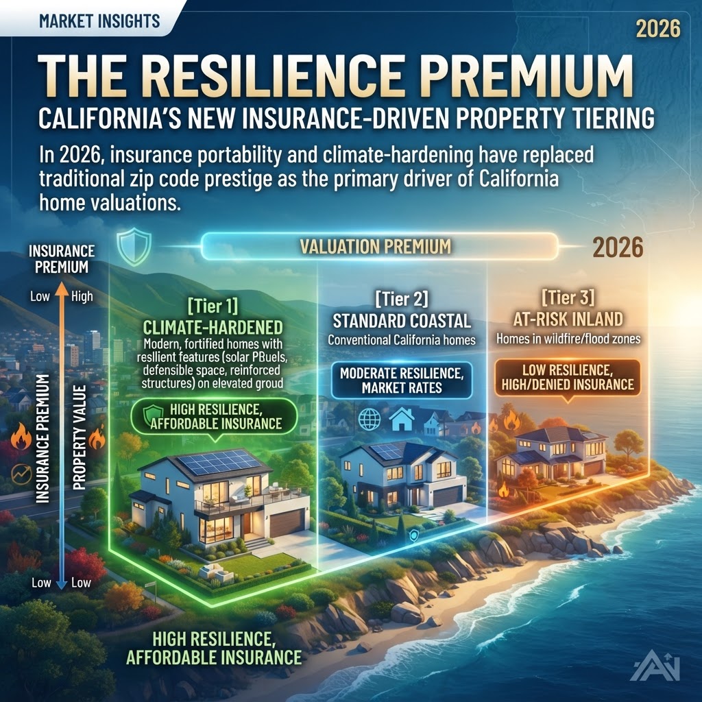 The Resilience Premium: California’s New Insurance-Driven Property Tiering