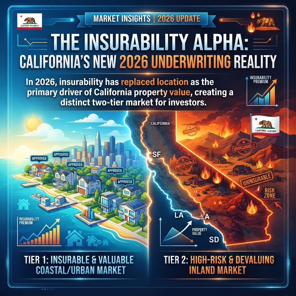 The Insurability Alpha: California’s New 2026 Underwriting Reality