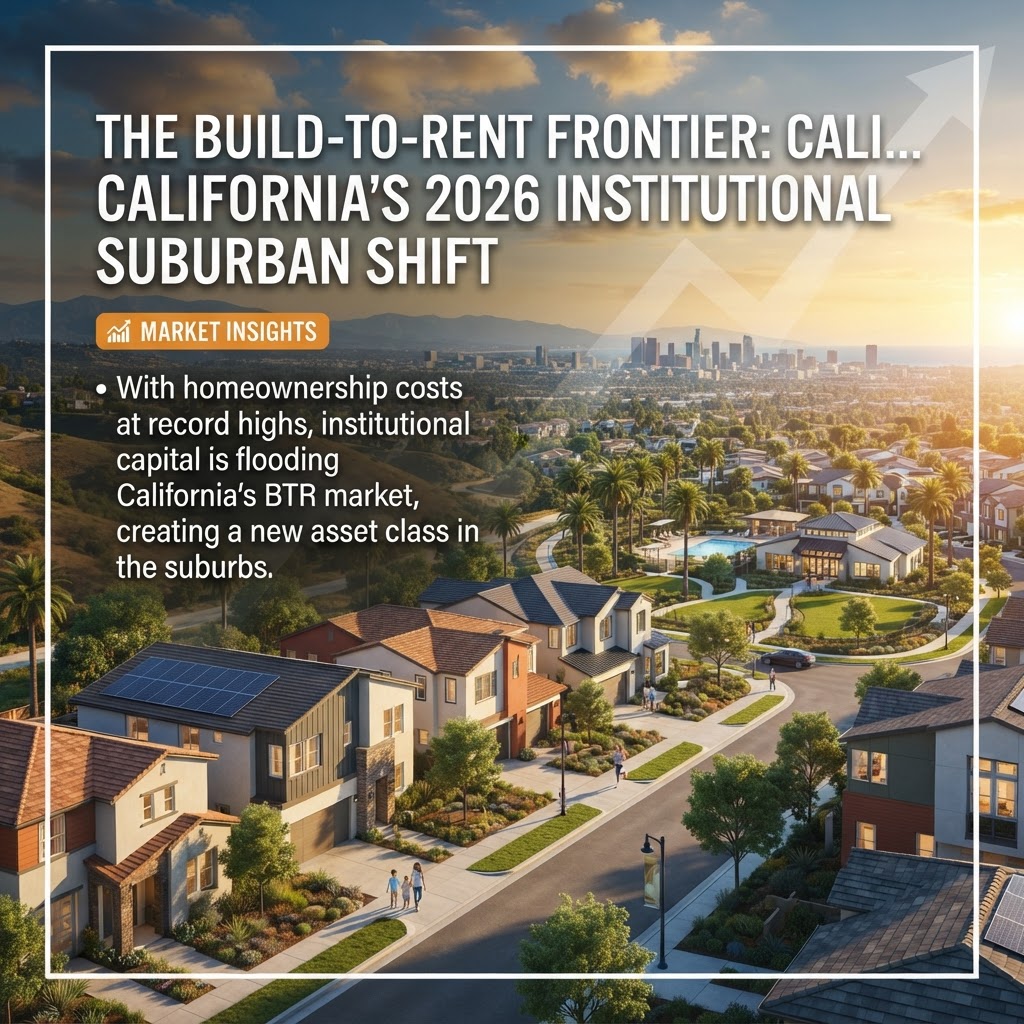 The Build-to-Rent Frontier: California’s 2026 Institutional Suburban Shift