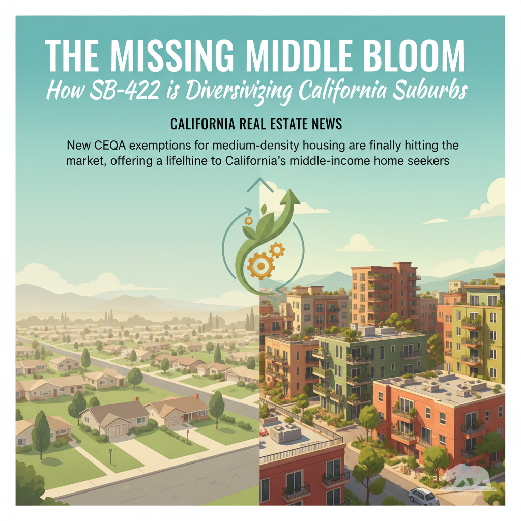 The Missing Middle Bloom: How SB-422 is Diversifying California Suburbs
