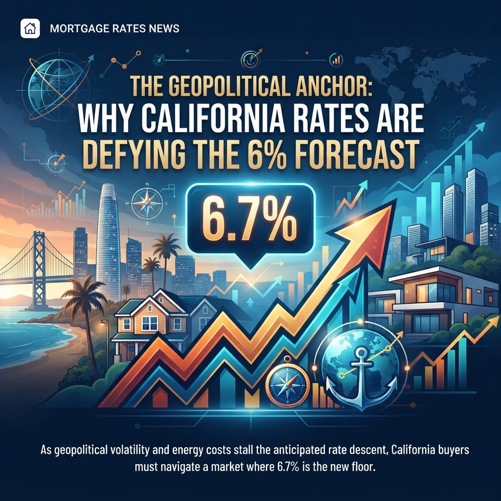 The Geopolitical Anchor: Why California Rates Are Defying the 6% Forecast