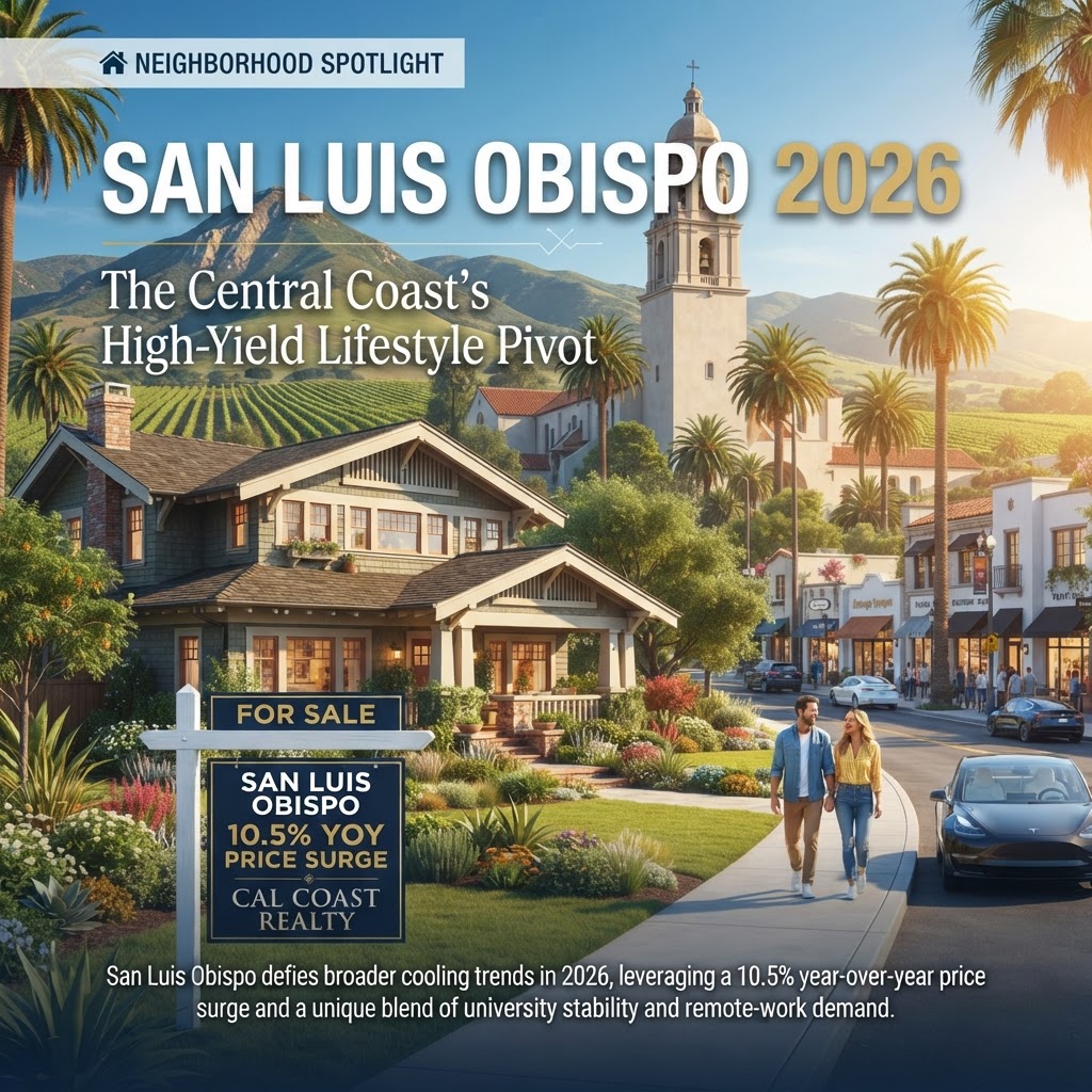 San Luis Obispo 2026: The Central Coast’s High-Yield Lifestyle Pivot