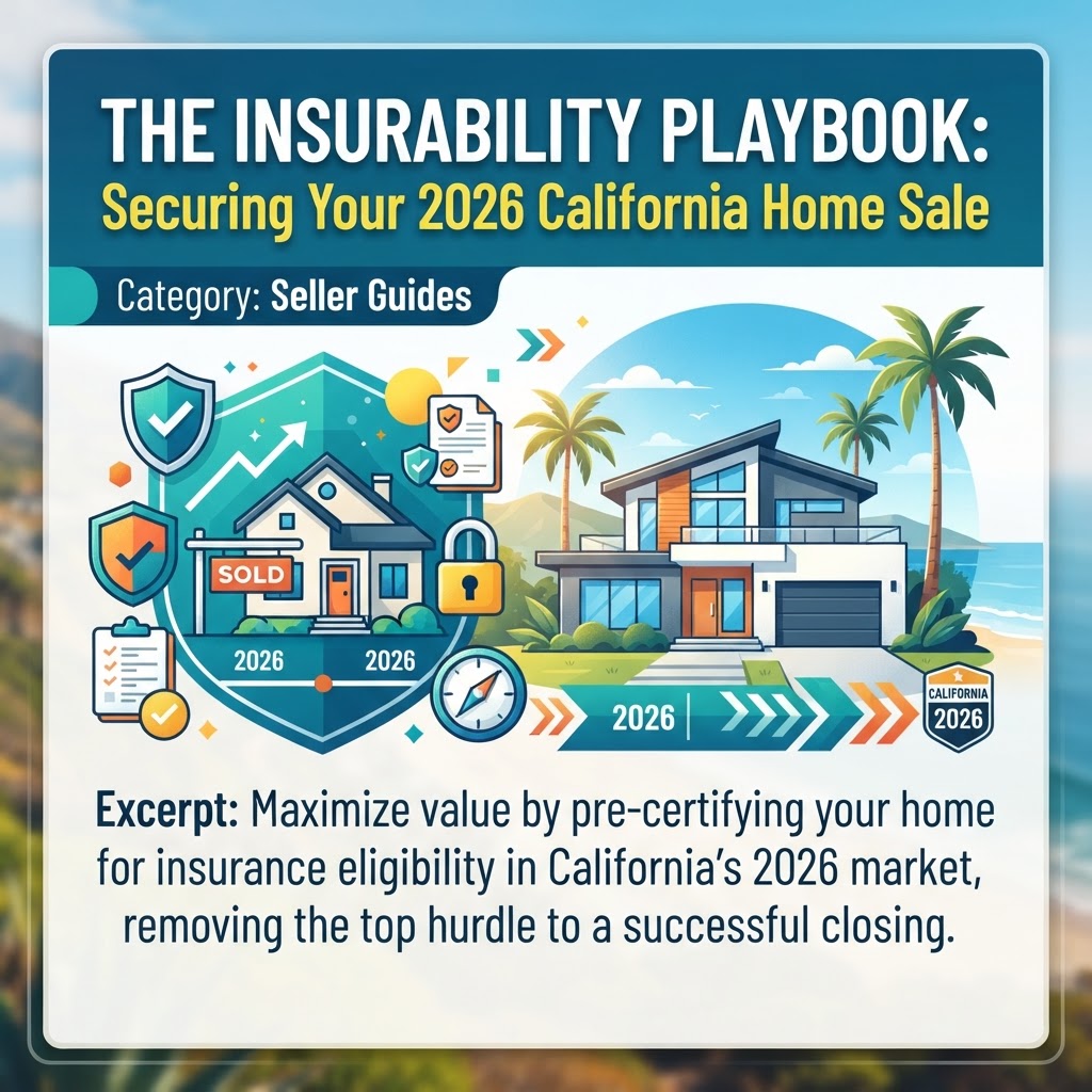 The Insurability Playbook: Securing Your 2026 California Home Sale