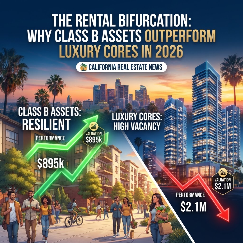 The Rental Bifurcation: Why Class B Assets Outperform Luxury Cores in 2026