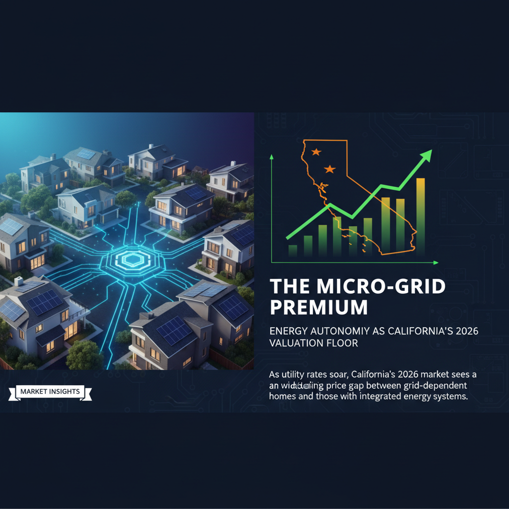 The Micro-Grid Premium: Energy Autonomy as California’s 2026 Valuation Floor