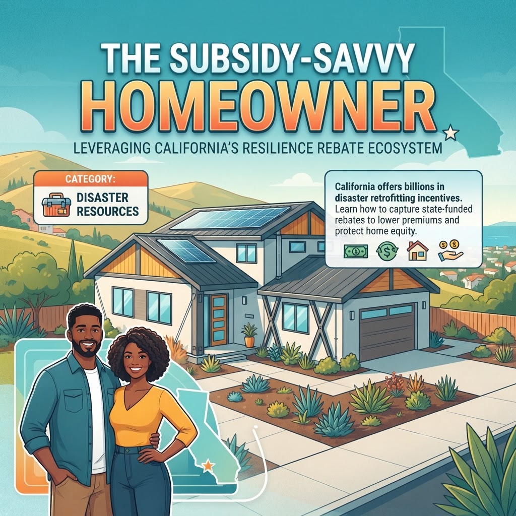 The Subsidy-Savvy Homeowner: Leveraging California’s Resilience Rebate Ecosystem