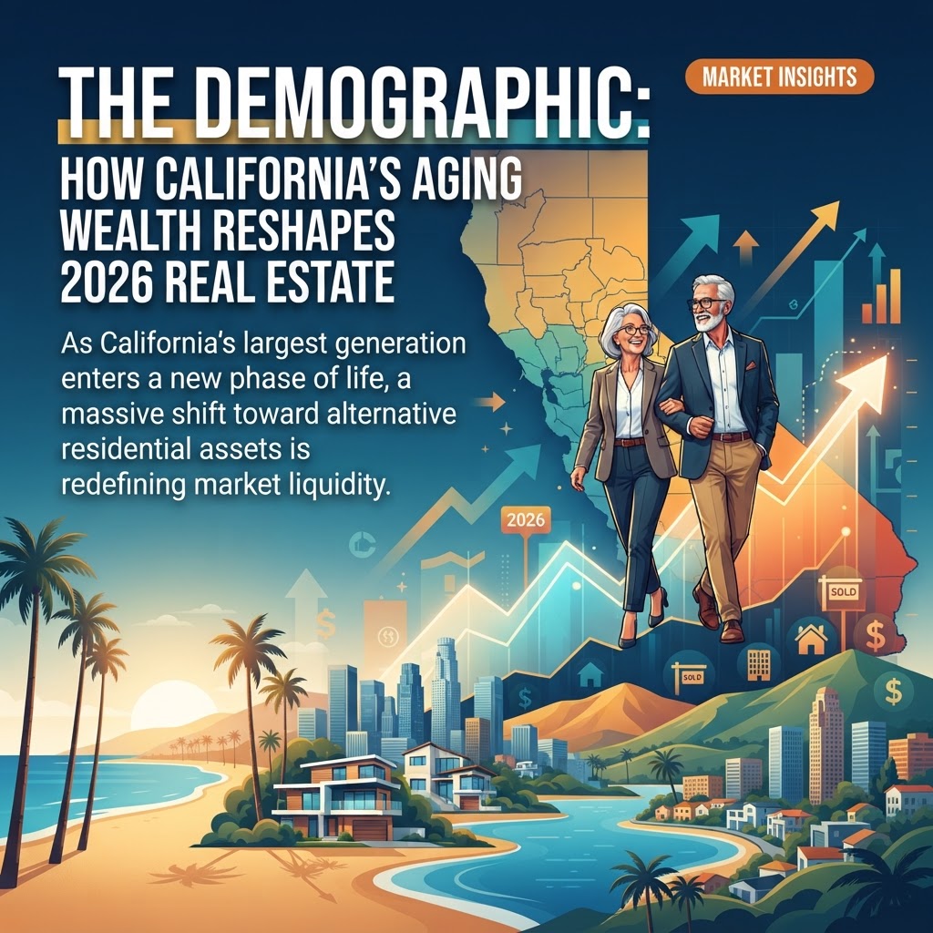 The Demographic Pivot: How California’s Aging Wealth Reshapes 2026 Real Estate