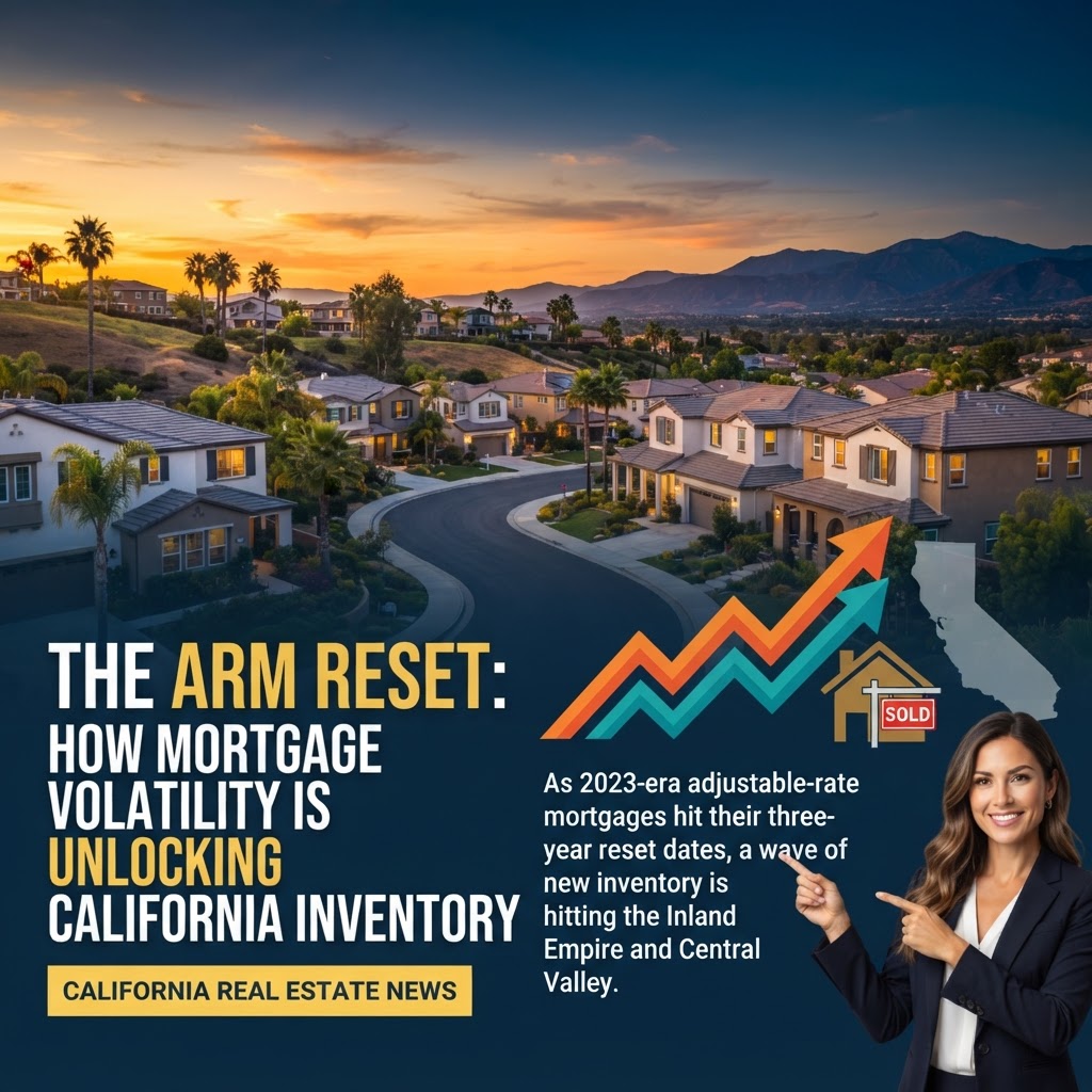 The ARM Reset: How Mortgage Volatility is Unlocking California Inventory