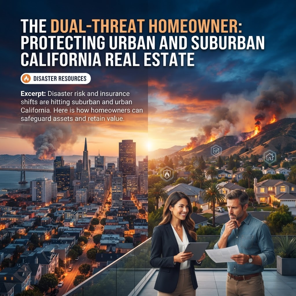 The Dual-Threat Homeowner: Protecting Urban and Suburban California Real Estate