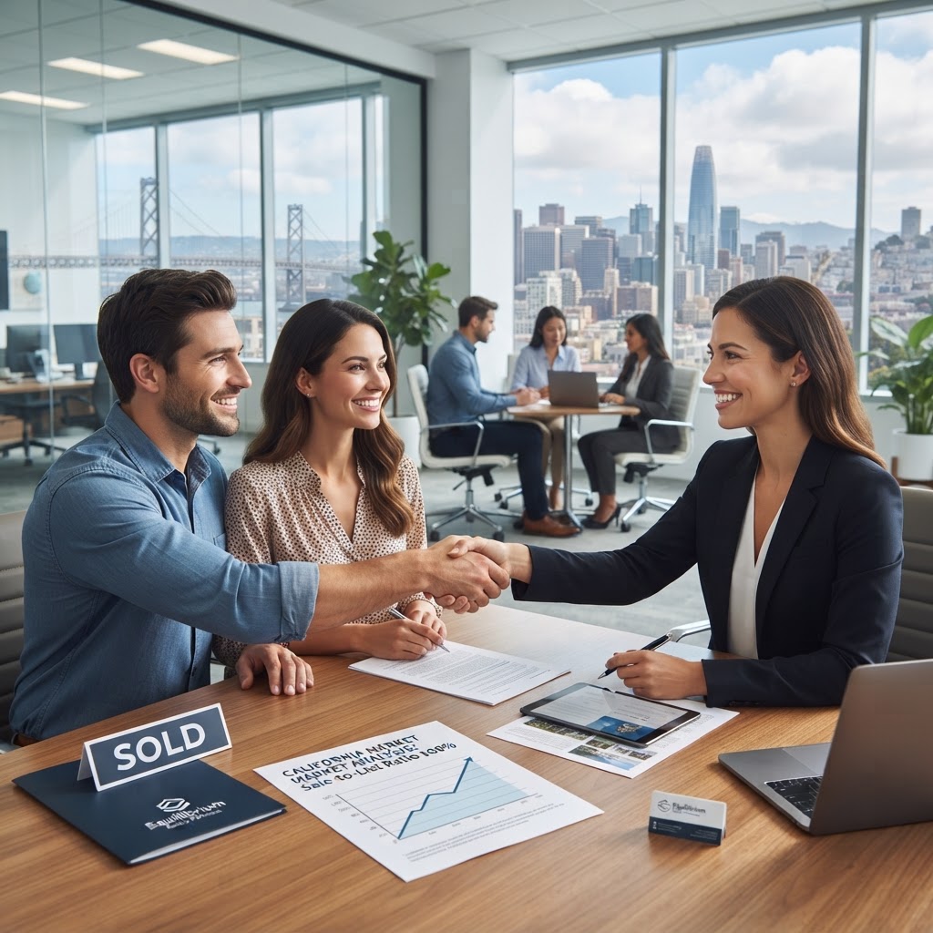 The Equilibrium Shift: Navigating California’s 100% Sale-to-List Market
