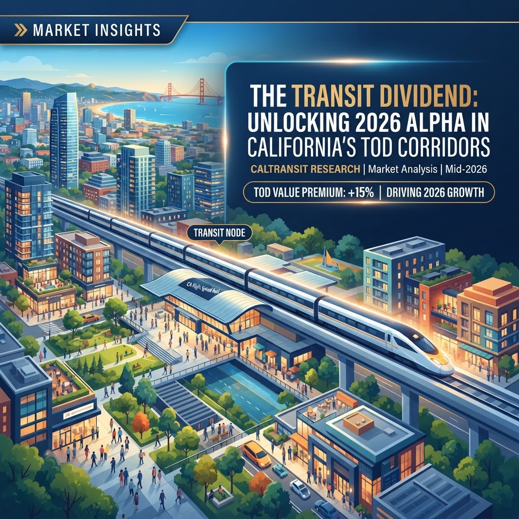 The Transit Dividend: Unlocking 2026 Alpha in California’s TOD Corridors
