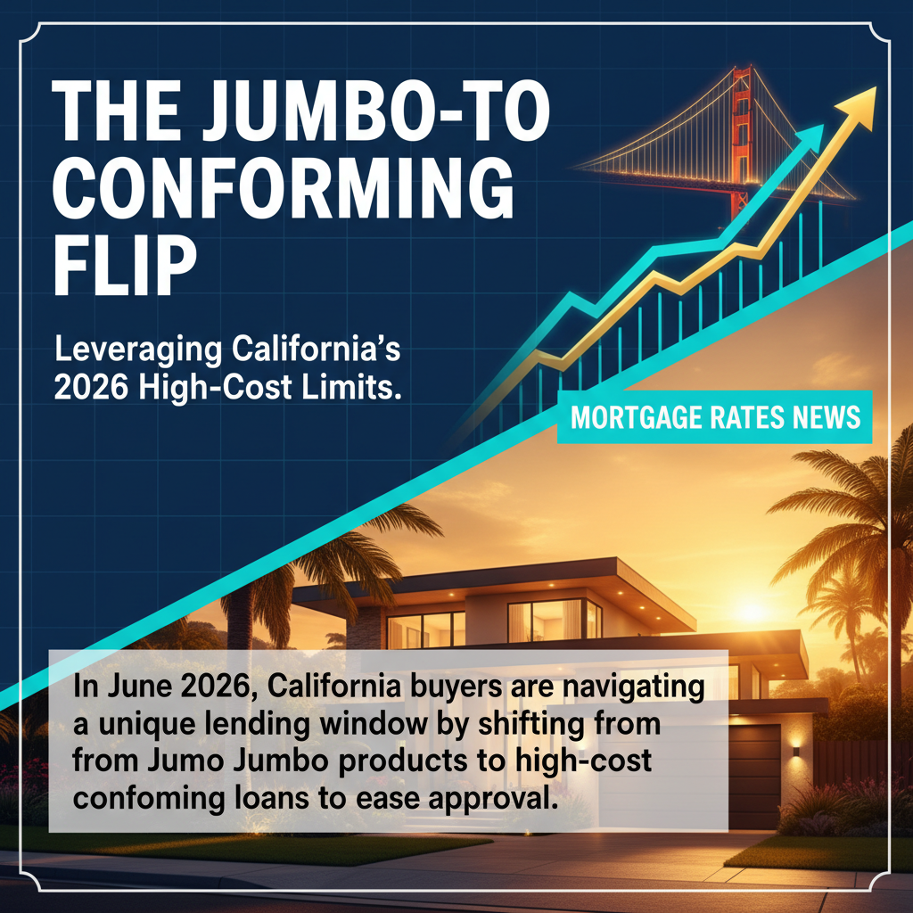 The Jumbo-to-Conforming Flip: Leveraging California’s 2026 High-Cost Limits