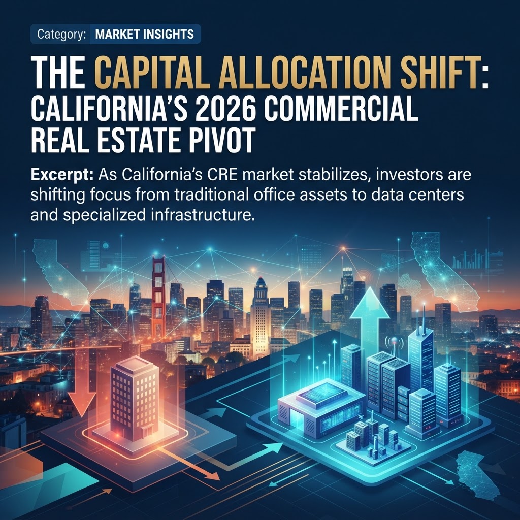 The Capital Allocation Shift: California’s 2026 Commercial Real Estate Pivot