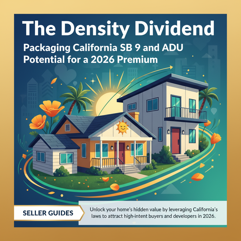 The Density Dividend: Packaging California SB 9 and ADU Potential for a 2026 Premium