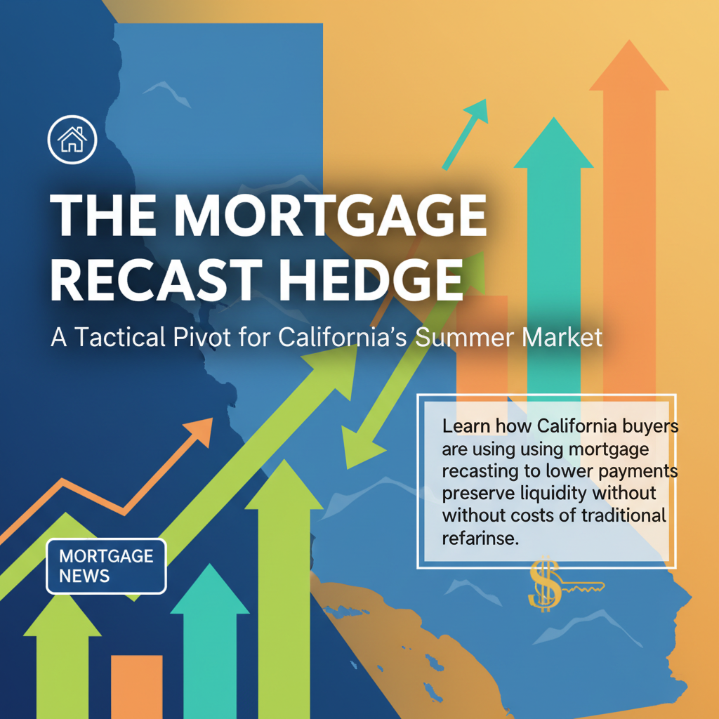 The Mortgage Recast Hedge: A Tactical Pivot for California’s Summer Market