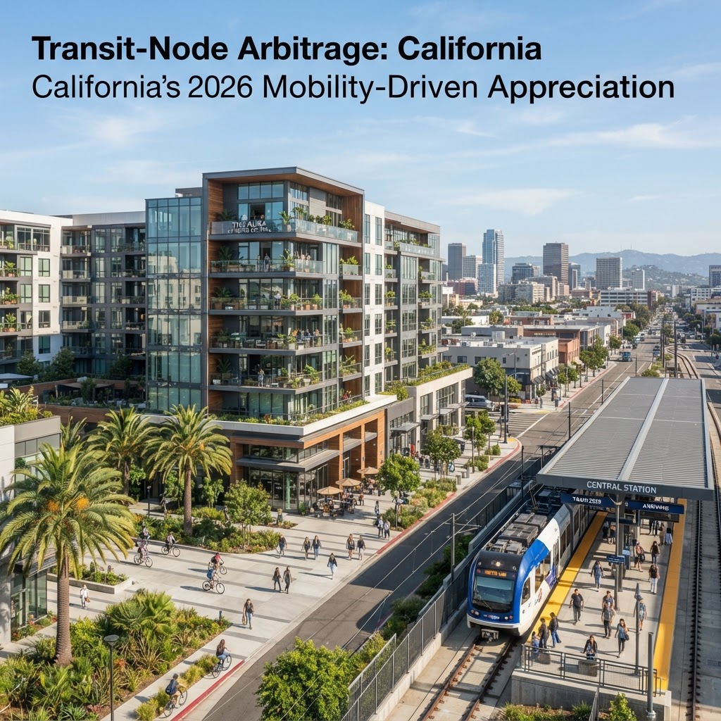 The Transit-Node Arbitrage: California’s 2026 Mobility-Driven Appreciation