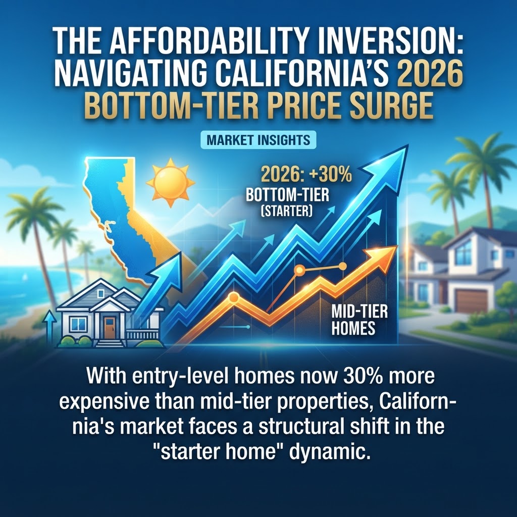 The Affordability Inversion: Navigating California’s 2026 Bottom-Tier Price Surge