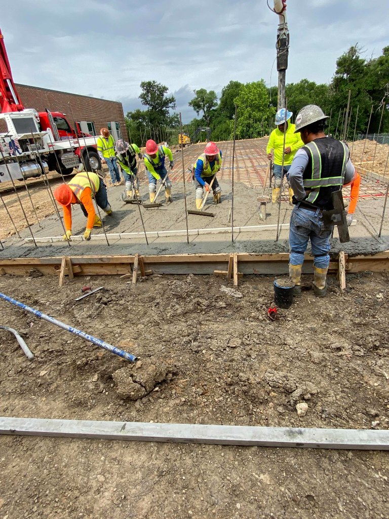 Concrete Crew at Work