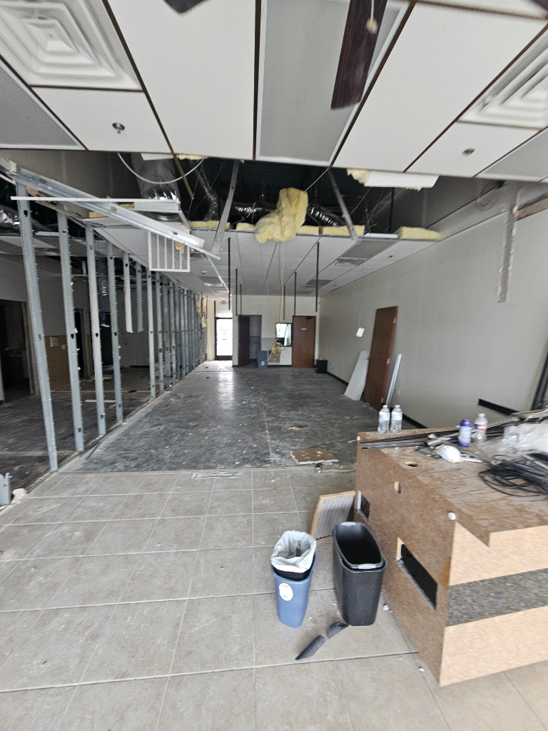 Interior During Construction