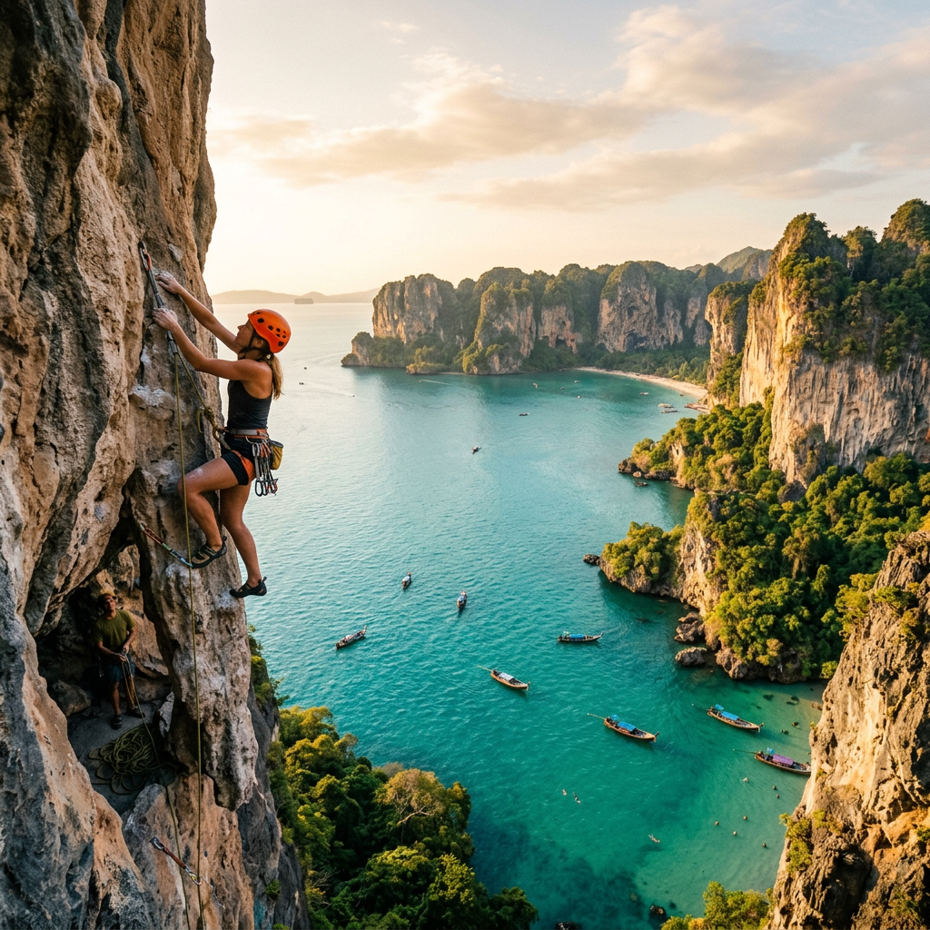Rock Climbing Railay Krabi