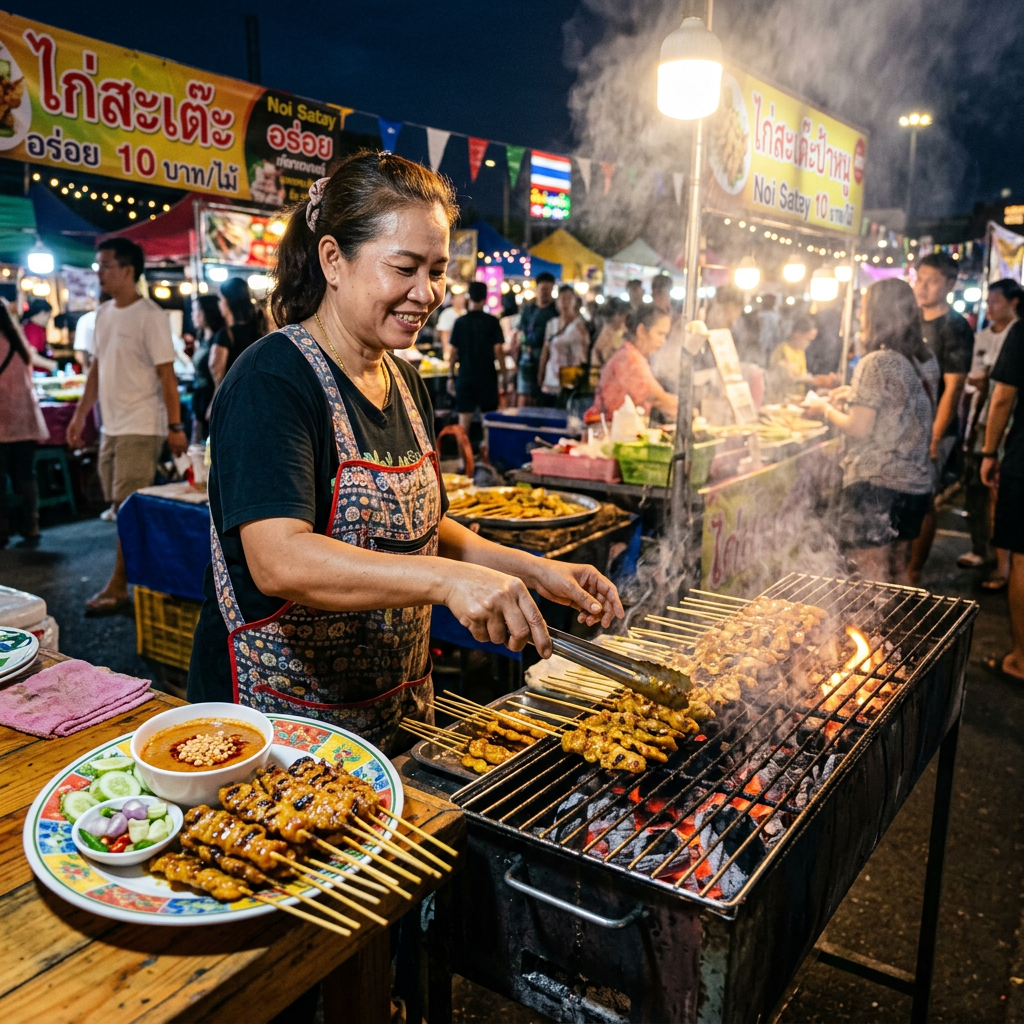 Chiang Mai Night Bazaar & Street Food Experience – Market & Culinary Tour 3