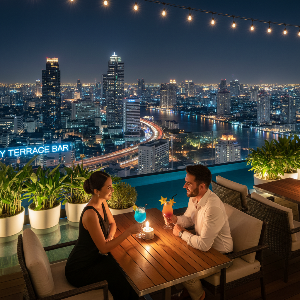 Bangkok Rooftop Bars (Sky Bar & Vertigo) 6
