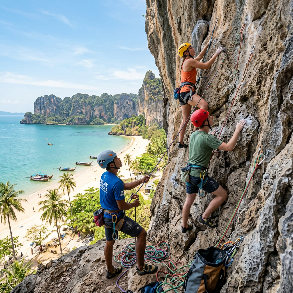 Rock Climbing Railay Krabi 3