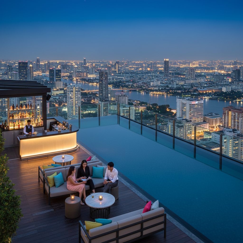Bangkok Rooftop Bars (Sky Bar & Vertigo) 5