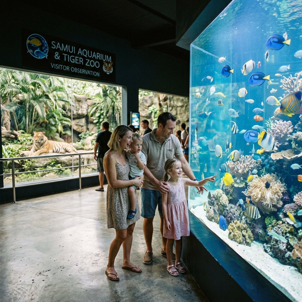 Samui Aquarium & Tiger Zoo