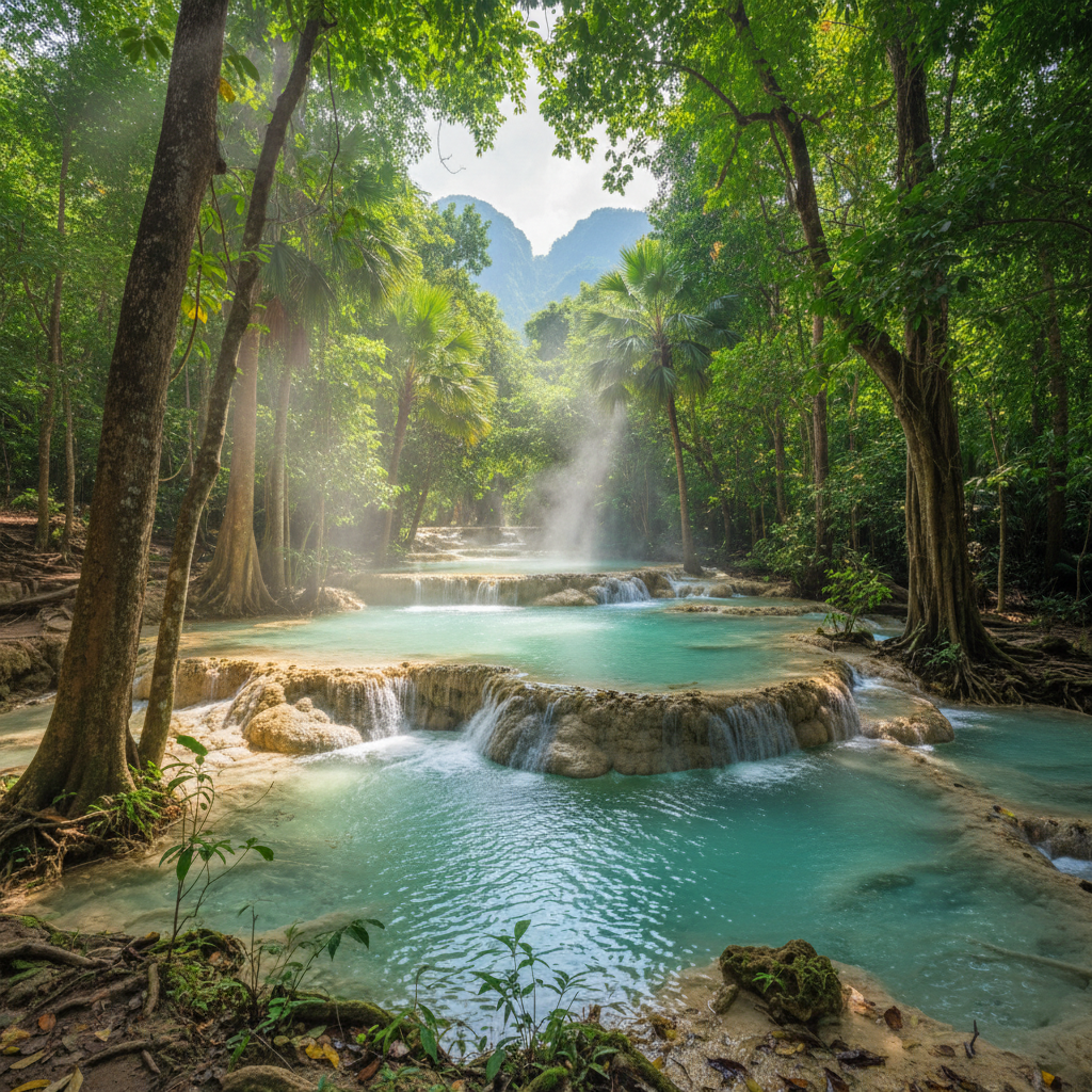 Crystal Pool & Hot Springs (Thung Teao Forest Park) 3