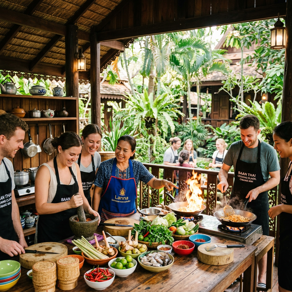 Chiang Mai Thai Cooking Class – Authentic Northern Cuisine with Farm & Market Visit
